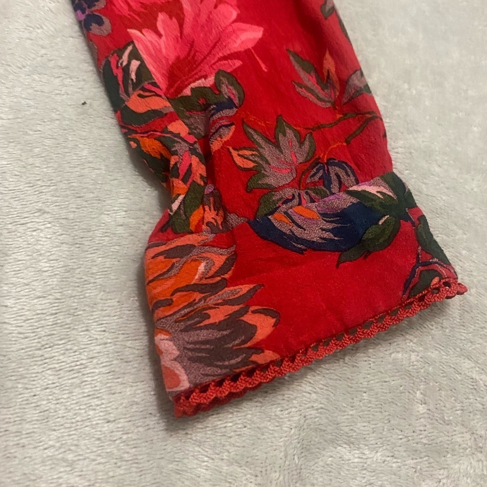 Zara Red Floral Mini Dress - Picture 10 of 10